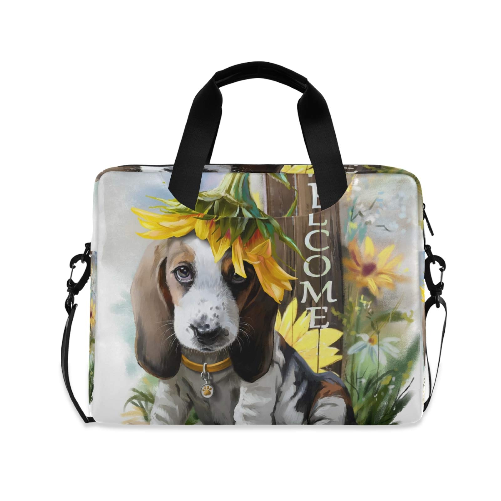 OOWOW Borsa Del Computer Portatile per le Donne Uomini Animale Pinguino Leggero Cartella 14 15.6 16 pollice Laptop Sleeve Caso Del Manicotto Del Computer Spalla Messenger Bag