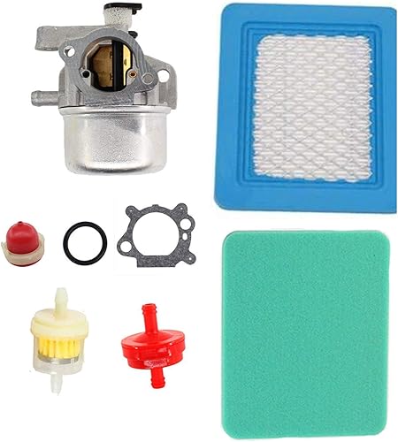 Miniatura 2 de Shnile Carburador compatible con 725EX 190cc Troy Bilt TB230 Filtro de combustible para cortacésped