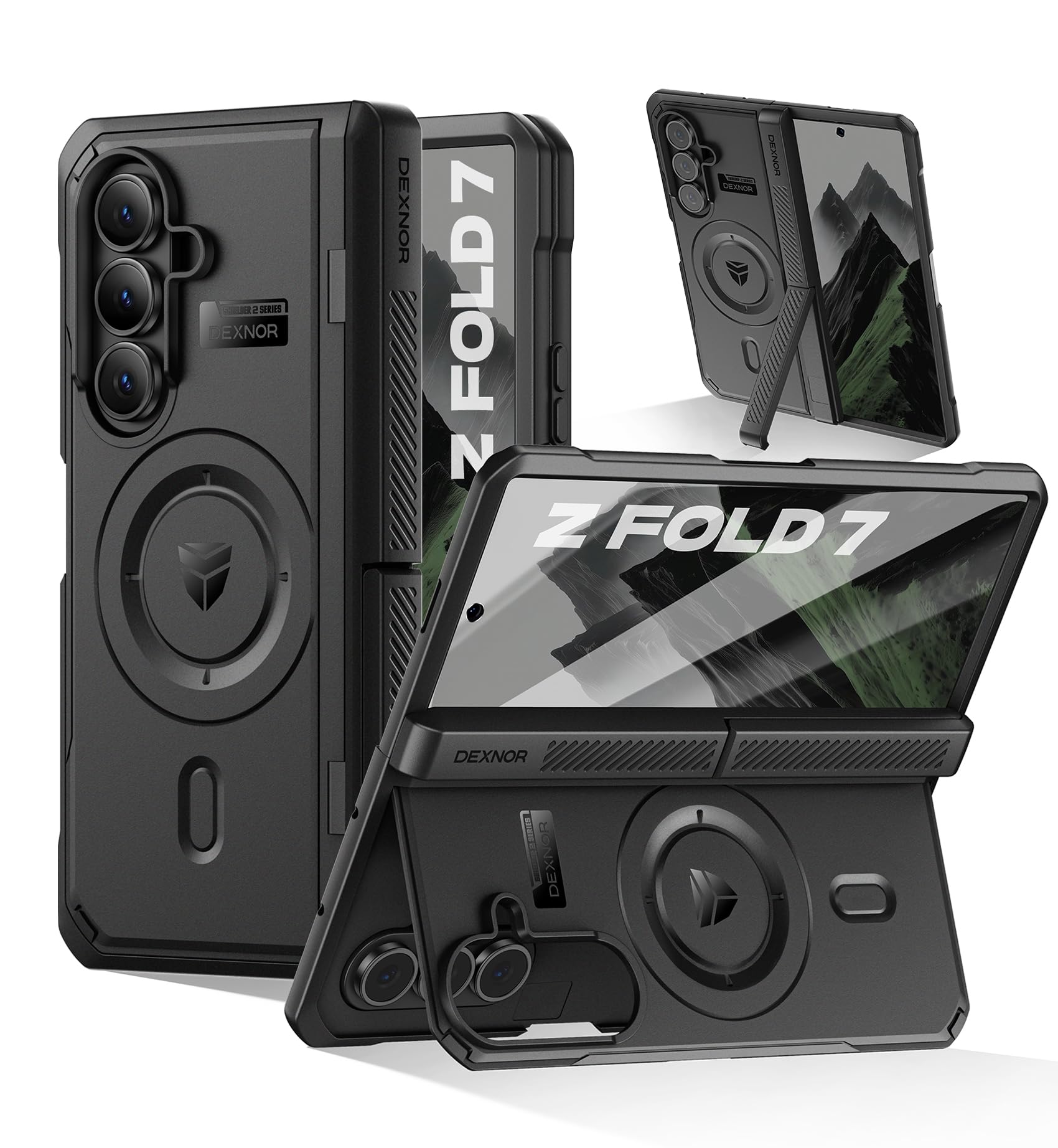 Amazon.com: Dexnor Magnetic for Samsung Galaxy Z Fold 7 Case with