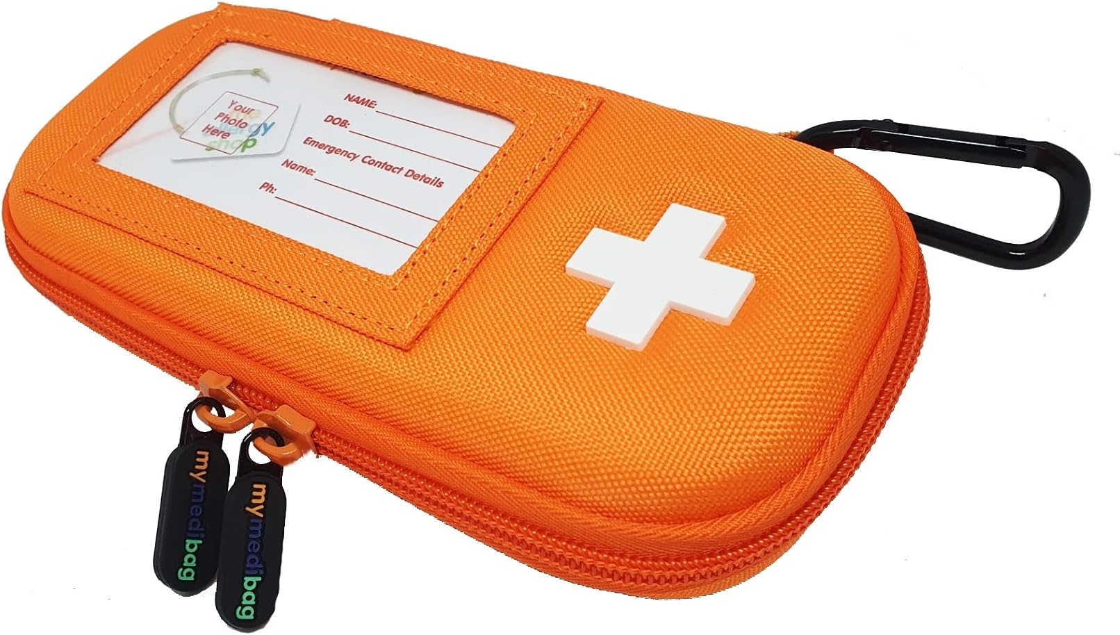 Hardcase Insulated - Double EPIPEN - Medication Bag for Allergy and Asthma - Highly Visible and Noticeable in The case of an Emergency
