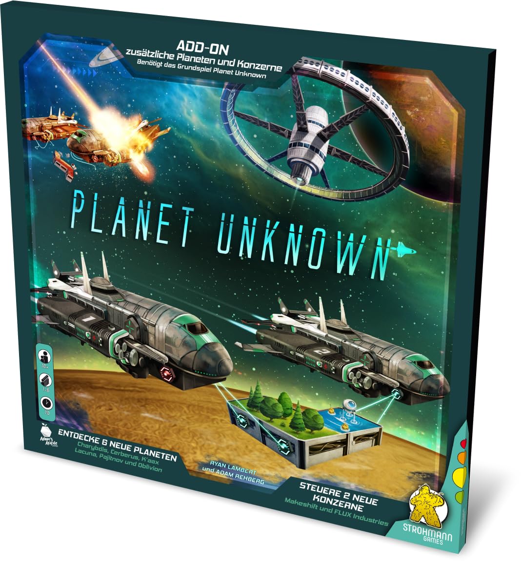 Planet Unknown Add-On Erweiterung Kennerspiel Strategiespiel 1-6 Spieler
