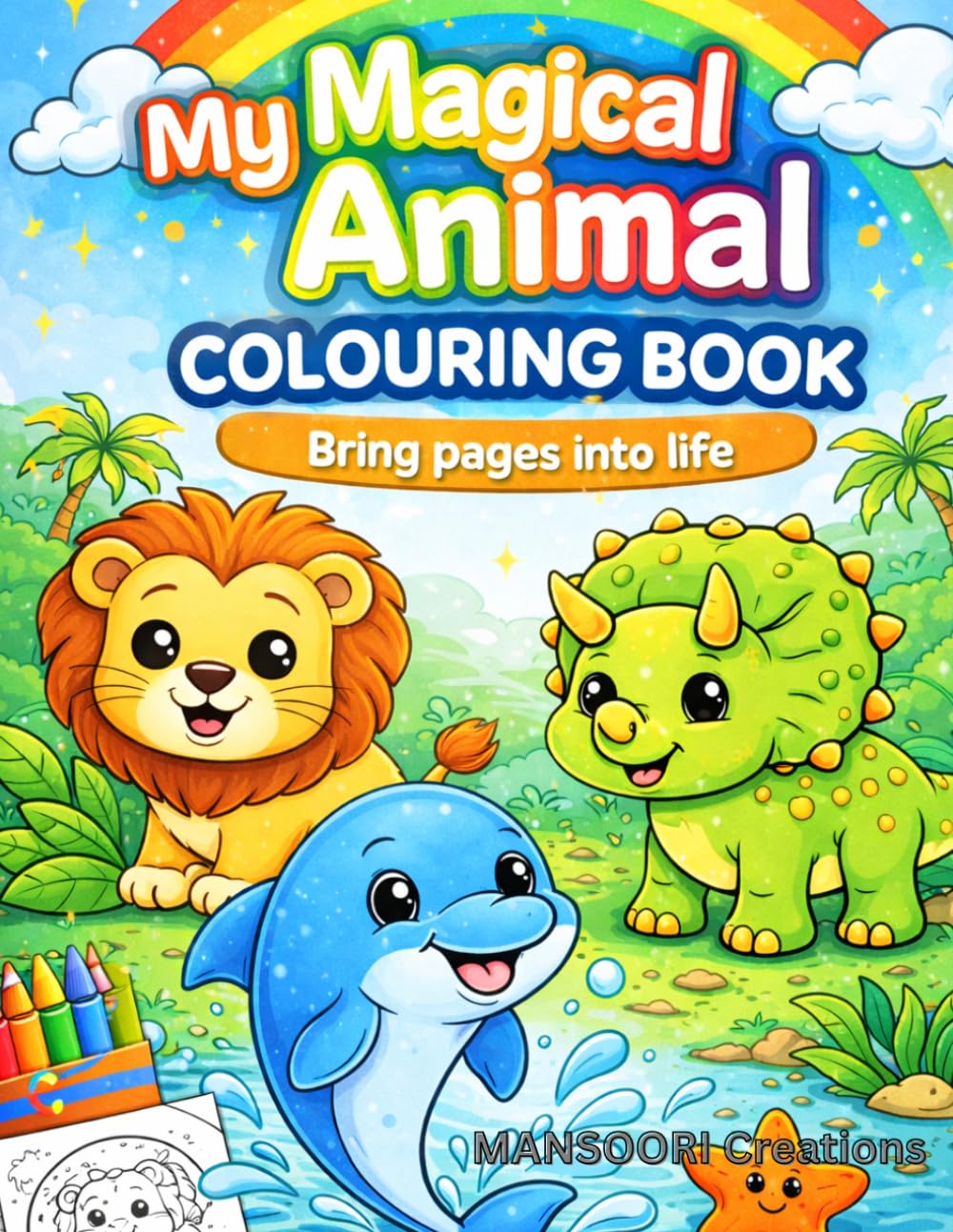 My magical coloring book: Bring pages into life