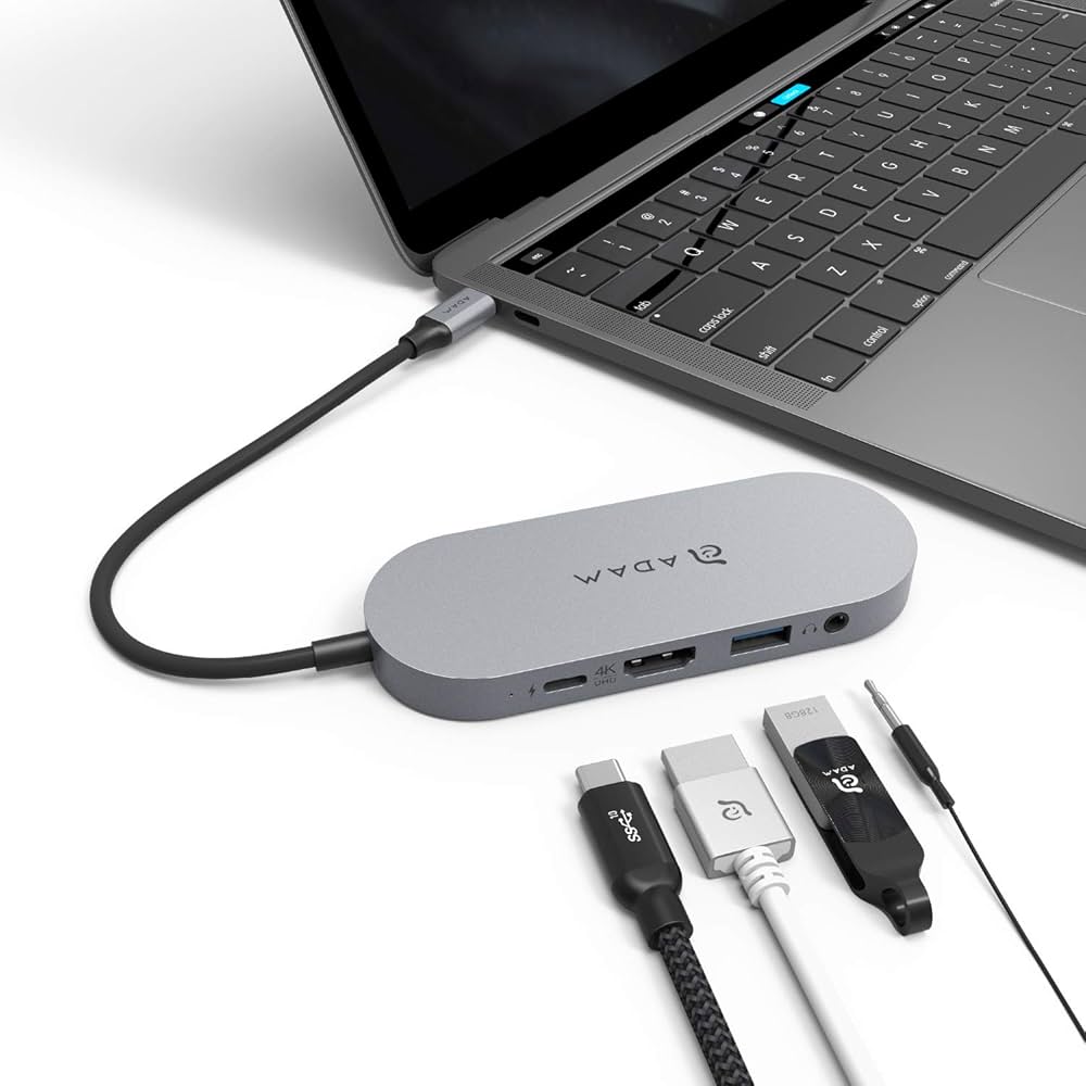 ADAM elements USB-C ドックステーション ADAM elements USB-C Stand Pro/Laptop Docking Station – Hub