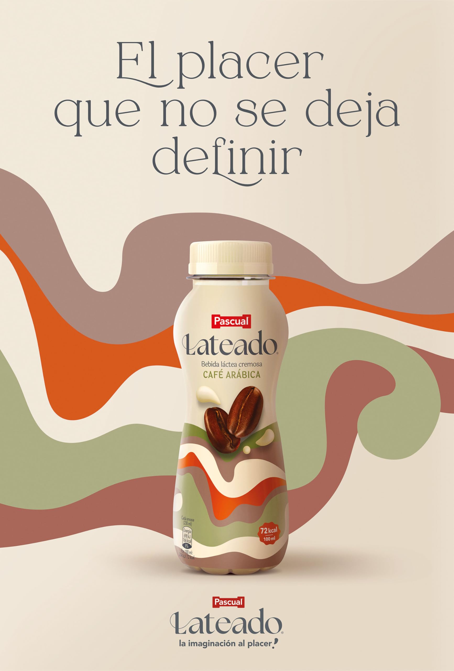 Pascual Lateado Batido Sabor Café Arábica Bebida Láctea Cremosa Caja 12 Briks 230 ml