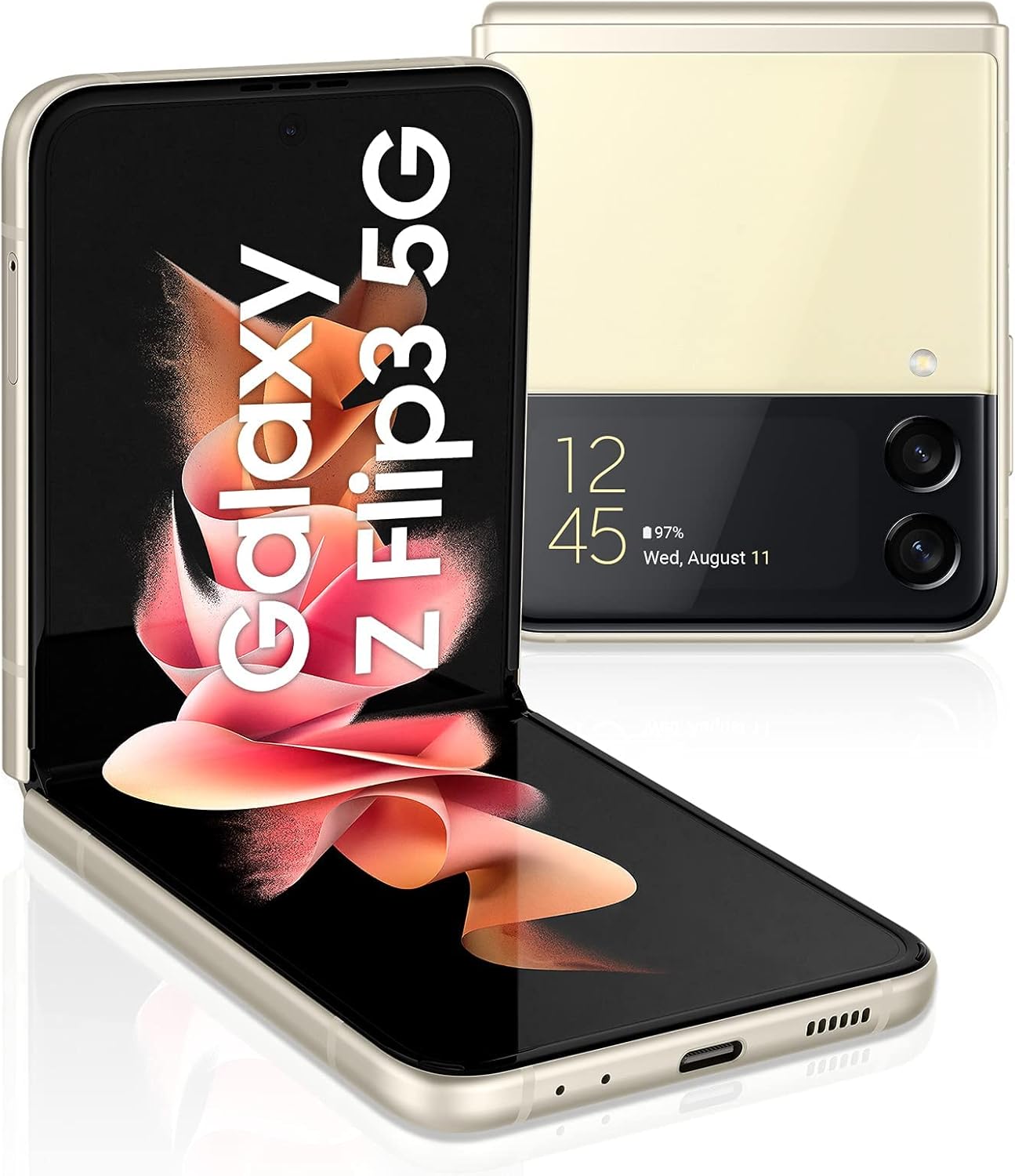 2021 Samsung Galaxy Z Flip3 5G 128GB – Cream (Renewed)
