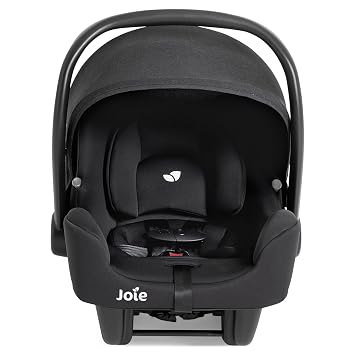 Joie Baby, Rue Lightweight Infant Car Seat & Anti-Rebound Base, Side-Impact Protection, 5-Point Harness, and UPF 50+ Canopy for Newborns and Infants (Shale Dark)