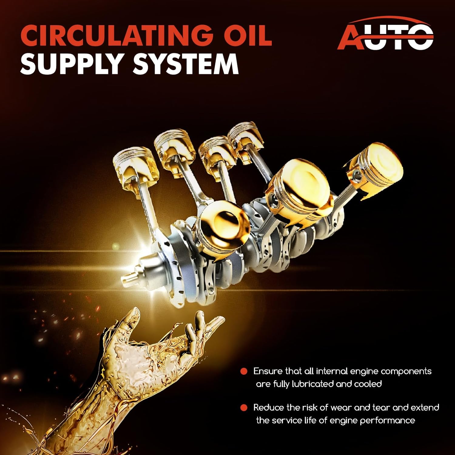 12640448 Engine Oil Pump Replacement for Chevrolet 2012-2020 3.6 Impala 2008-2012 3.6 Malibu