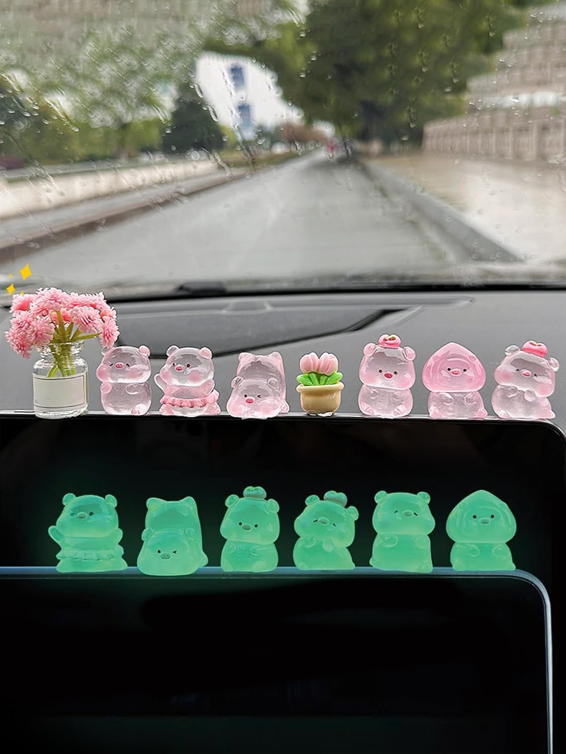 Ducks for Computer Monitor Decoration Figurines Car Dashboard Decor image 3