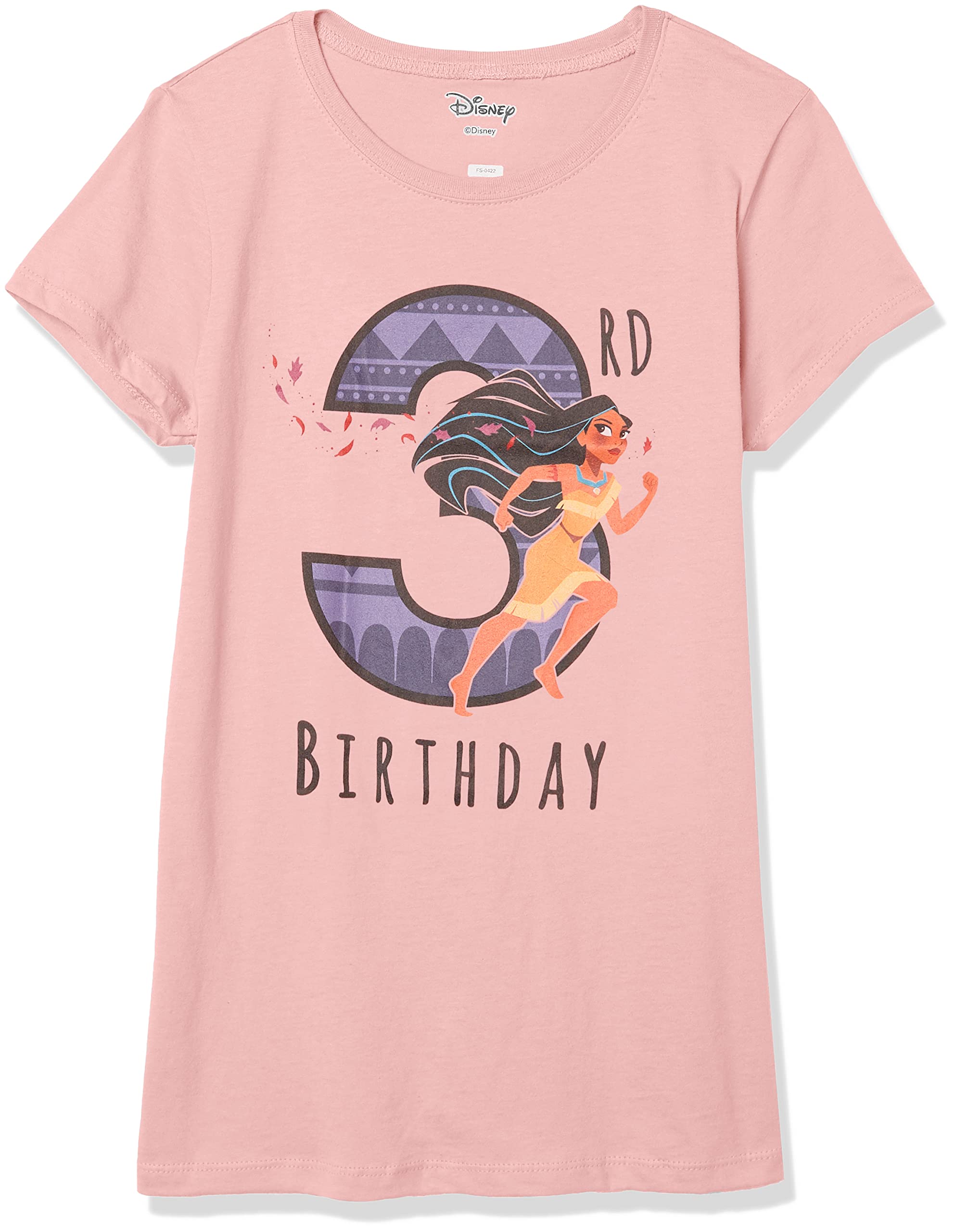 Disney girls Poca Birthday 3 T-Shirt