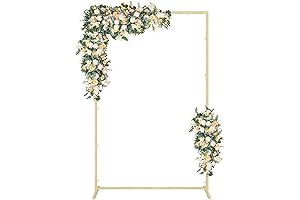6.6 Feet by 3.9 Feet, Metal Square Backdrop Stand for Enhanced Ambiance at Events