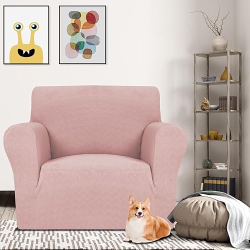 Miniatura 214 de MAXIJIN Funda súper elástica para sofá de 3 cojines, funda universal de 1 pieza para sofá de sala de estar, protector de muebles de elastano, apto