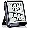 Ayawiss Room Thermometer Indoor Hygrometer Humidity Meter Gauge Digital Temperature and Humidity Sensor Monitor for Home Offi