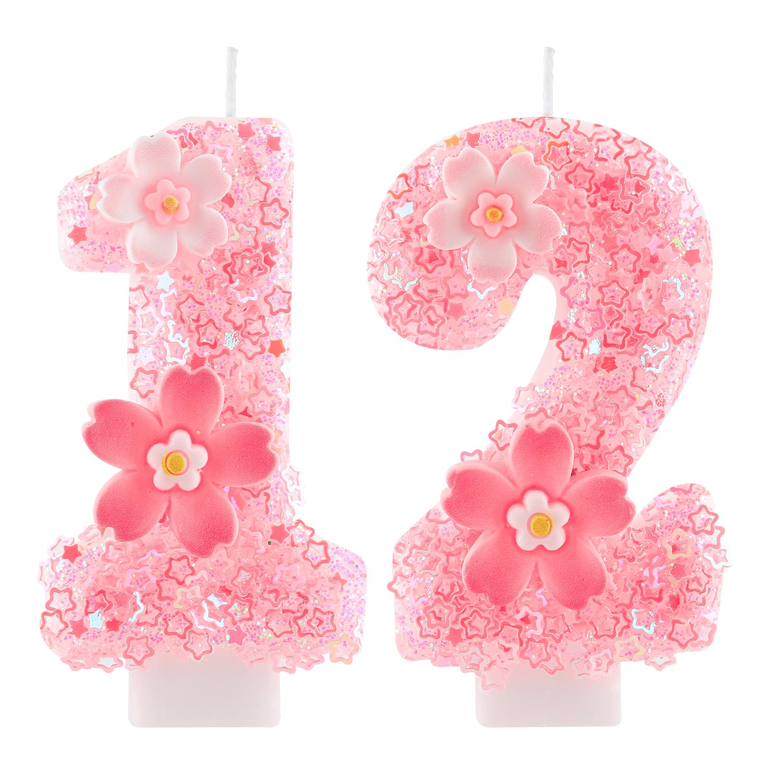 Kpop Birthday Candles - Purple Crown Number 4 -16
