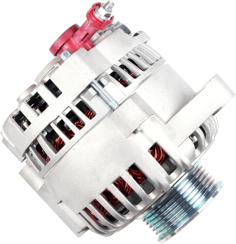 110A Alternator for Ford Mustang 2001-2004 3.8L/3.9L | Repl. 8266, 1R3U10300AA, 1R3Z10346A, 11:00 Clock Plug