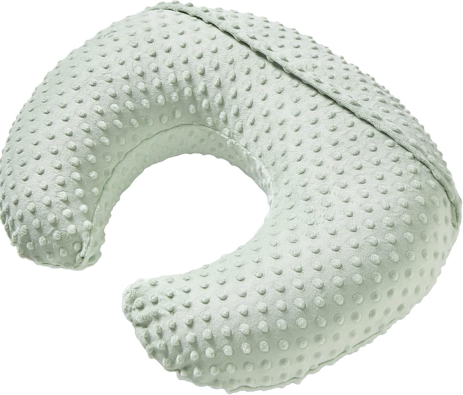Nursing Pillow and Positioner with Cover for Breastfeeding | and Bottle Feeding, Propping Baby, Tummy Time, Baby Sitting Support, Awake-Time Support (Green, 22" x 17.7" x 5.9") thumbnail