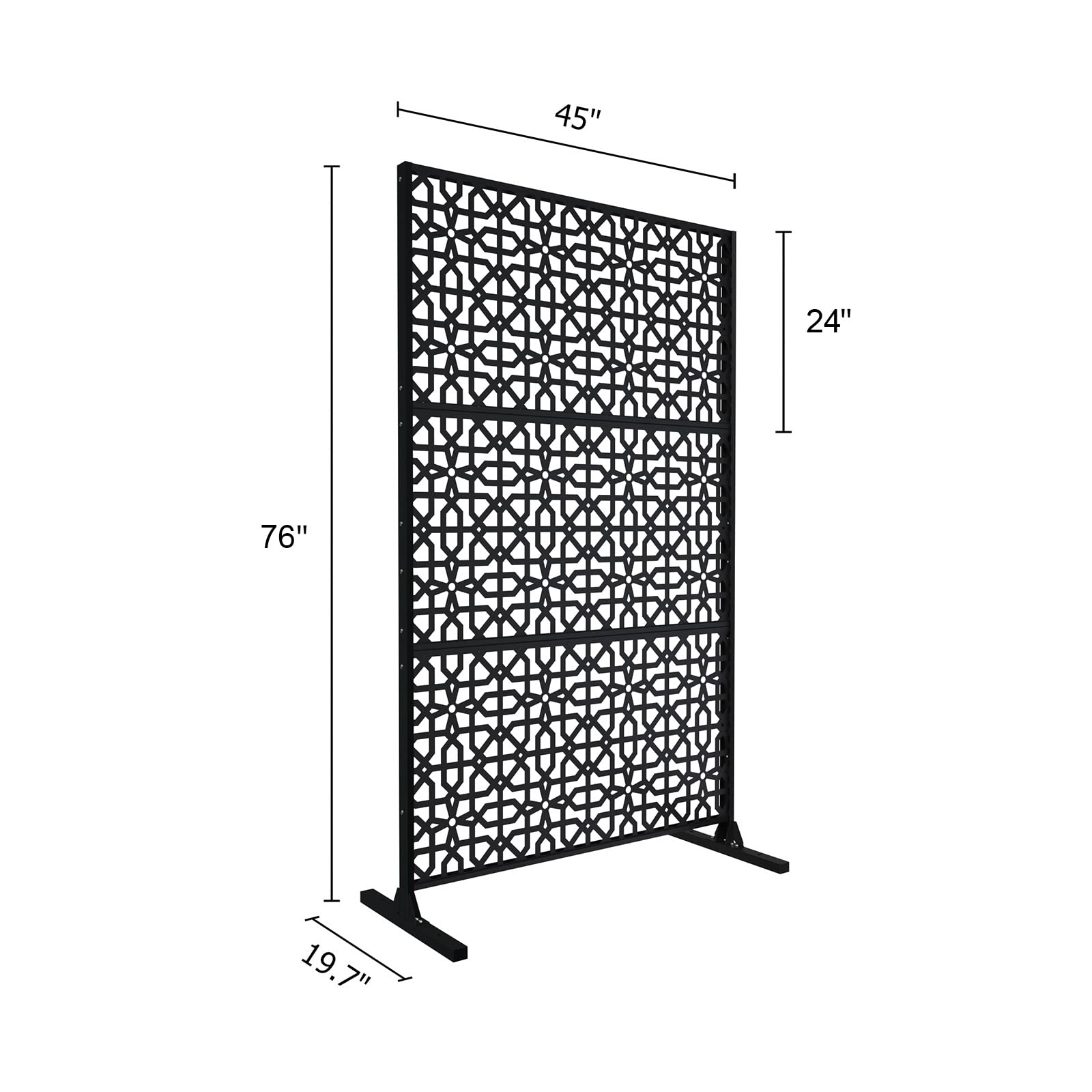 Buy Decorative Outdoor Privacy Screens and Panels Divider with Stand