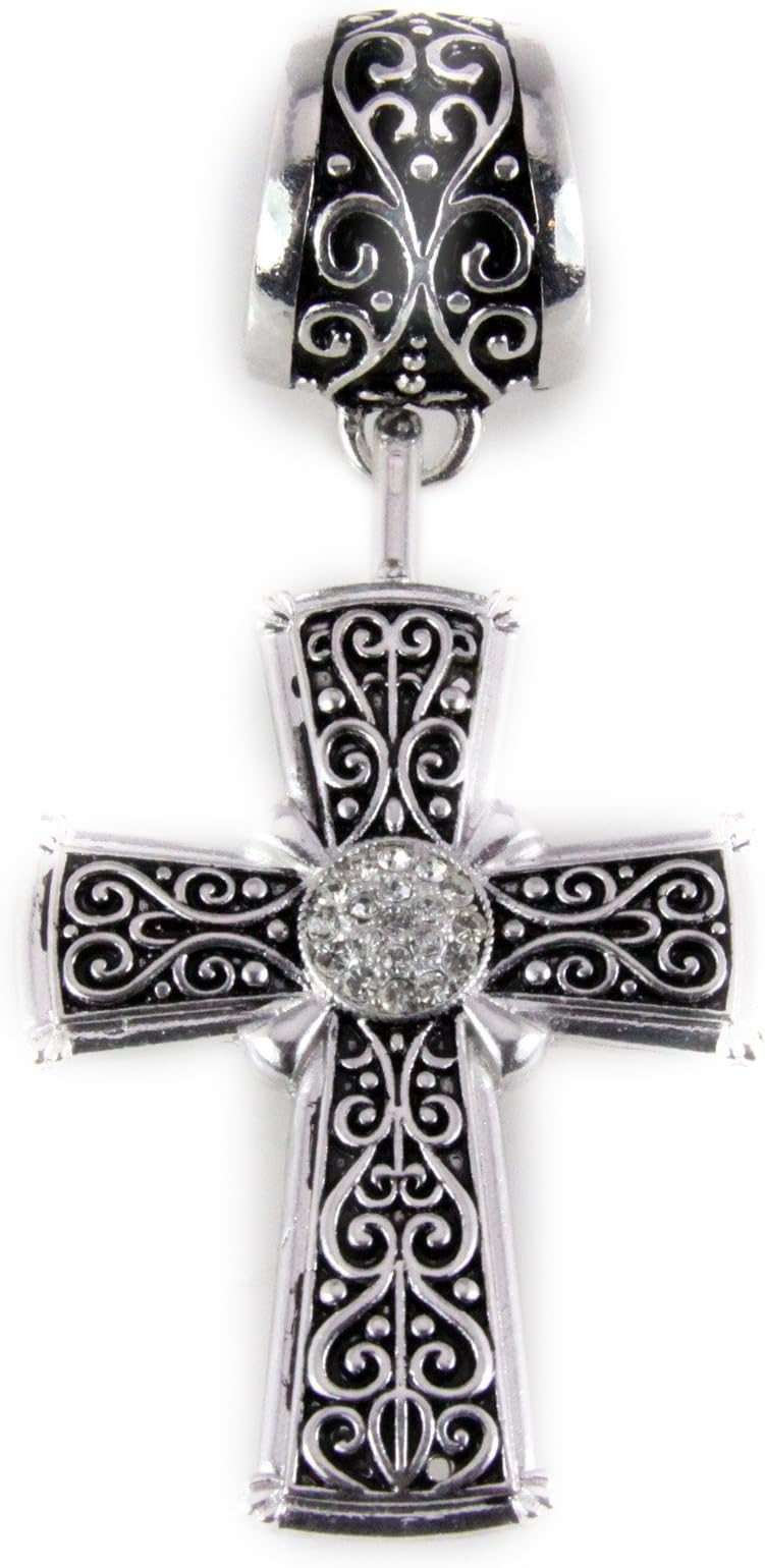 4031203 Christian Cross Scarf Ring Religious Jesus Fashion Bible Scripture