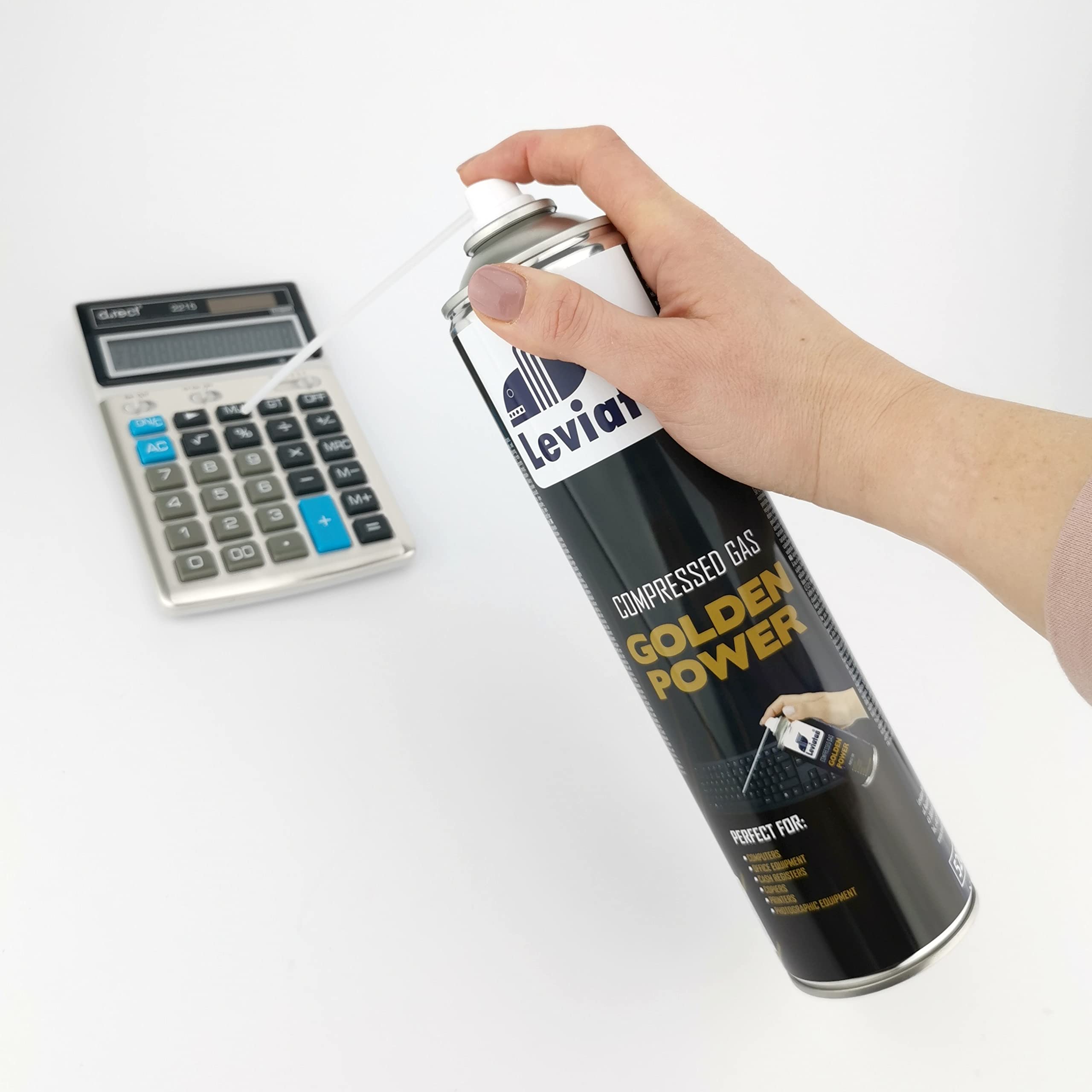 Spray Ad Aria Compressa 600 Ml – Pulitore Per PC E Tastiere, 6 Bar Di Potenza!