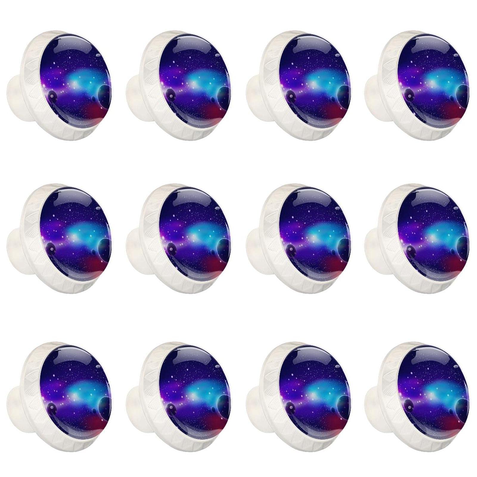 Poignée de tiroir et armoire de cuisine violette pour relooker votre mobilier