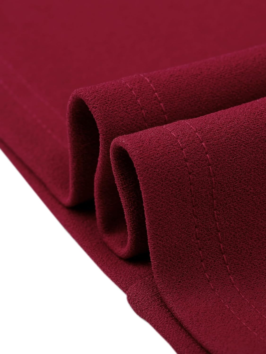 Allegra K Work Dresses for Women 3/4 Sleeve Stand Collared V Neck Business Office Bodycon Sheath Dress 2026 - Image 5