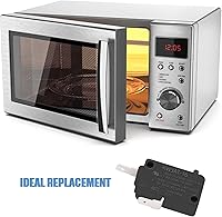 Vista 5 de KW3AT-16 Interruptor de puerta de horno microondas, pieza de repuesto, 16A 125250V, compatible con KW3A, KW3A-16 (1 paquete normalmente cerrado)