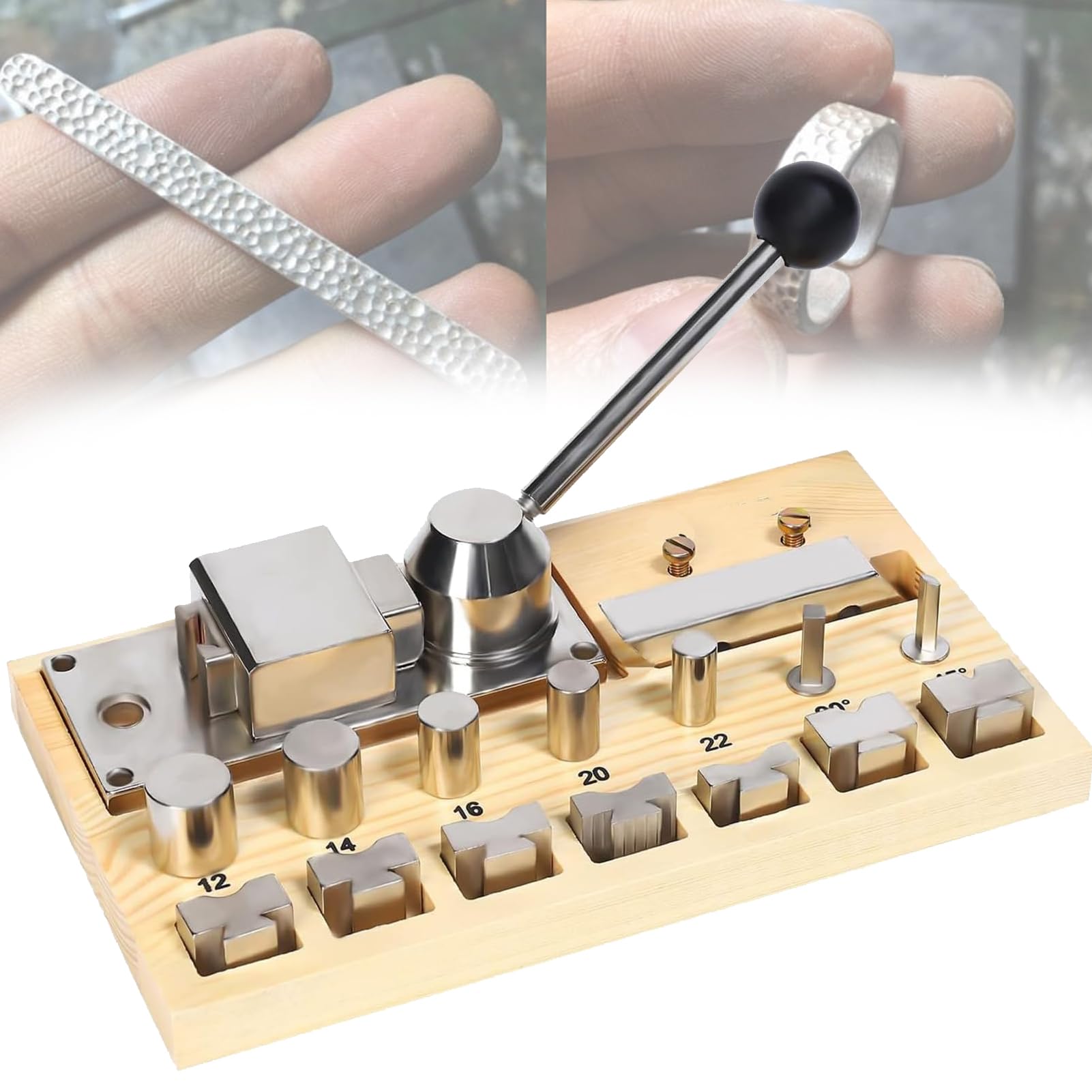 Machine à cintrer d'anneau de bijoux et outil pliage boucle d'oreille