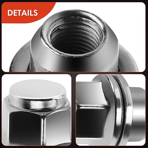 Miniatura 8 de A-Premium Juego de tuercas de rueda M12-1.25 compatibles con Nissan Pathfinder Maxima Murano 370Z INFINITI QX60 Q50 G25 G35 G37 QX50 Juego de 20