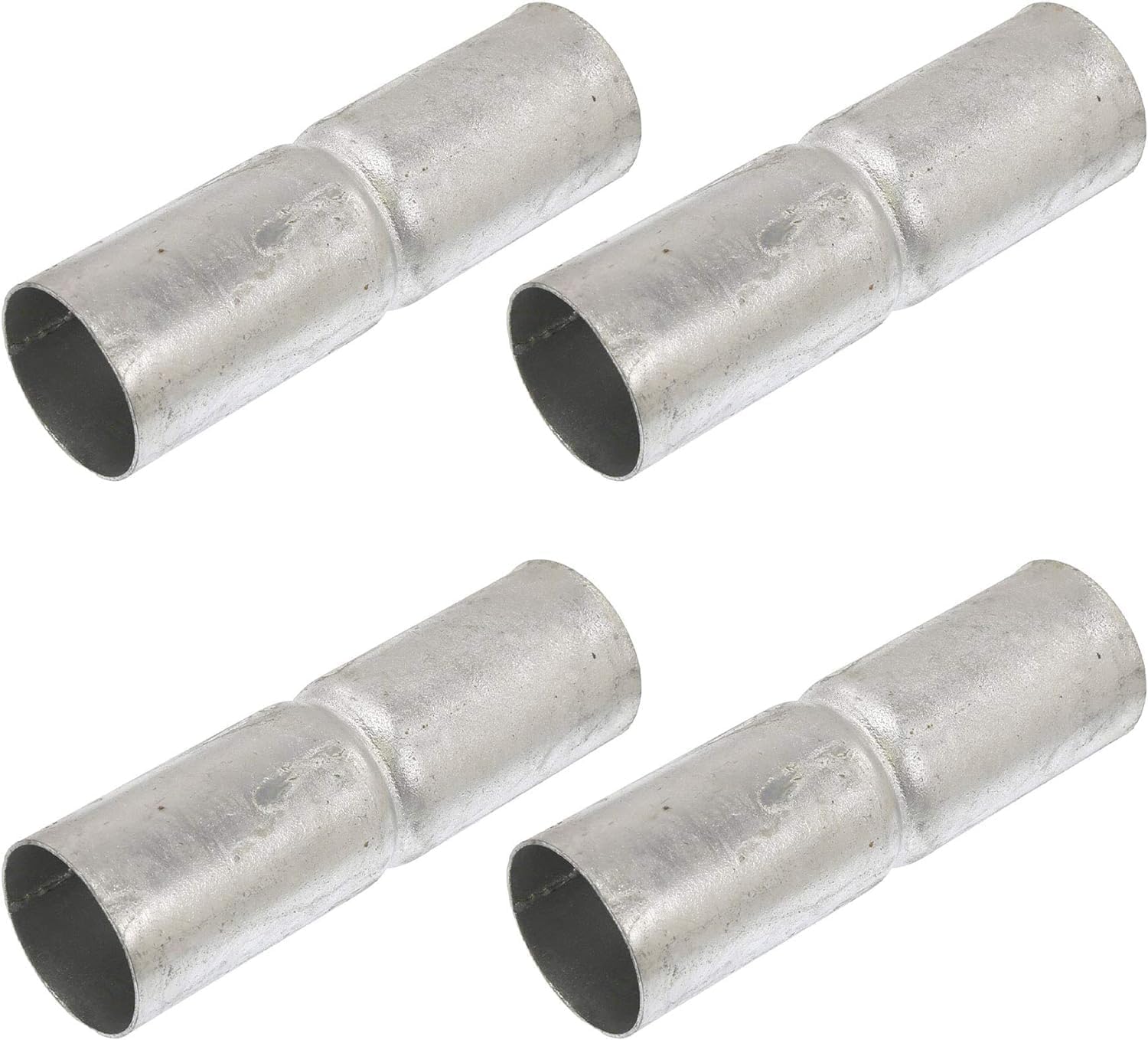 6" Chain Link Fence Top Rail Sleeves - Steel (20, Galvanized Steel, 1-3/8")