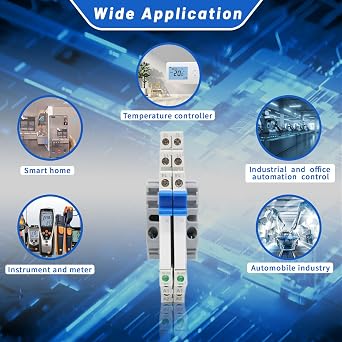 (2Pcs)5V Silm Relay Din Rail;DC 5V;HF41F/5-ZS 5 Pin 1NO 1NC 6A SPDT with LED Indicator with Socket Base;Max 6A 250VAC;