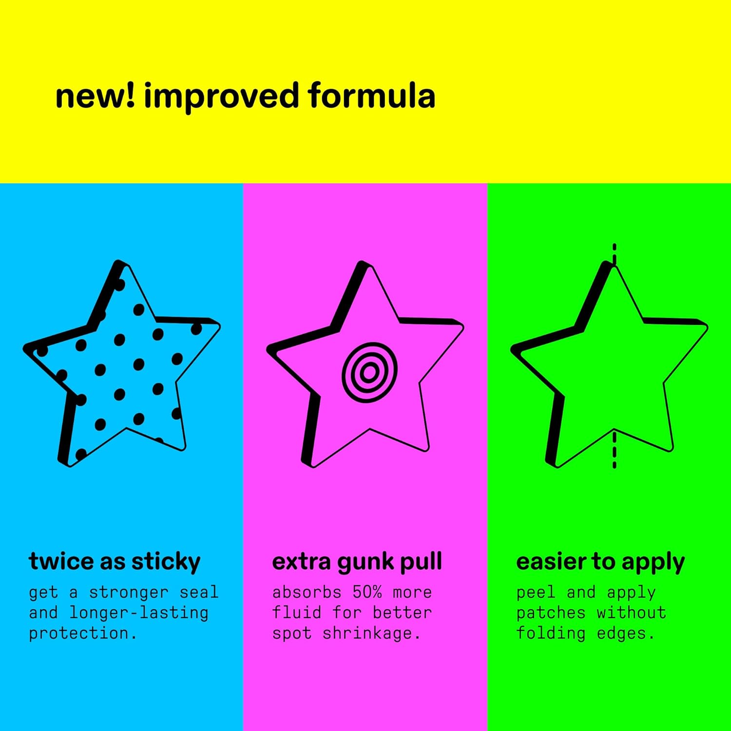 Starface Hydro-Star Black Pimple Patches BIG PACK, Hydrocolloid, Clinically Proven Spot Shrinking in 6 Hours, Absorb Fluid, Reduce Redness, Vegan, Cruelty-Free Skincare (96 Count)