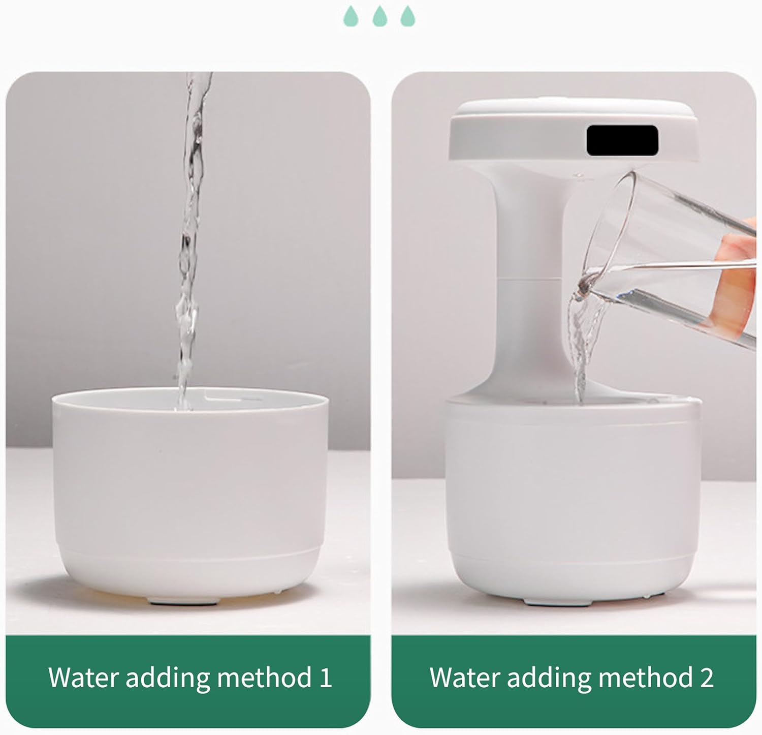 Generic Raindrop Humidifier, Anti Gravity Technology, 800ml, Cloud Raindrop Humidifier