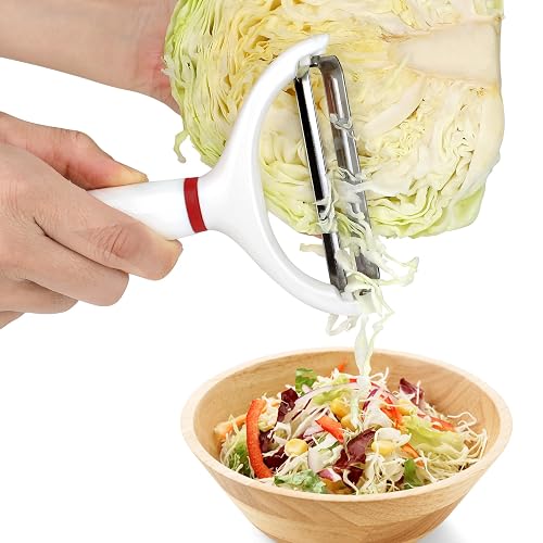 2Pack Cabbage Shredder, 3.5 Inch Wide Blade Vegetable Peeler