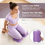 Foldable Yoga Mat Set for Women Including Thin Non Slip Yoga Mat with Bag,Yoga Blocks 2 Pack with Strap, Knee Pads,Pilates Ball,Pilates & Yoga Kit for Beginners For Home Workouts, Outdoor, Travel