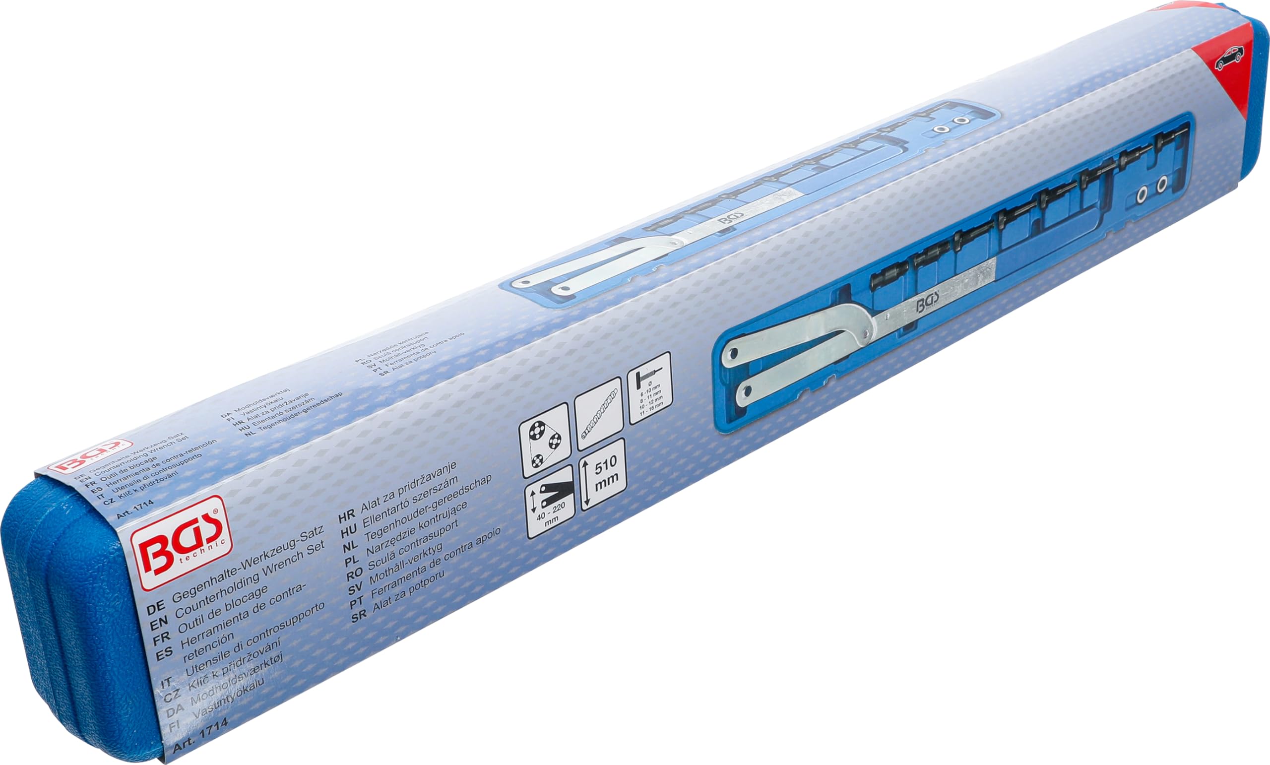 BGS 1714 | Set di utensili per il controsostegno | con perni intercambiabili