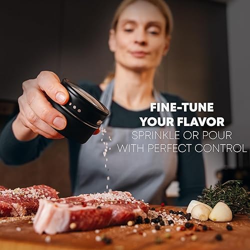 Miniatura 7 de NOVAWARE Juego de cuchillos de 5 piezas con estante magnético para especias (juego de cuchillos de 5 piezas + estante para especias)