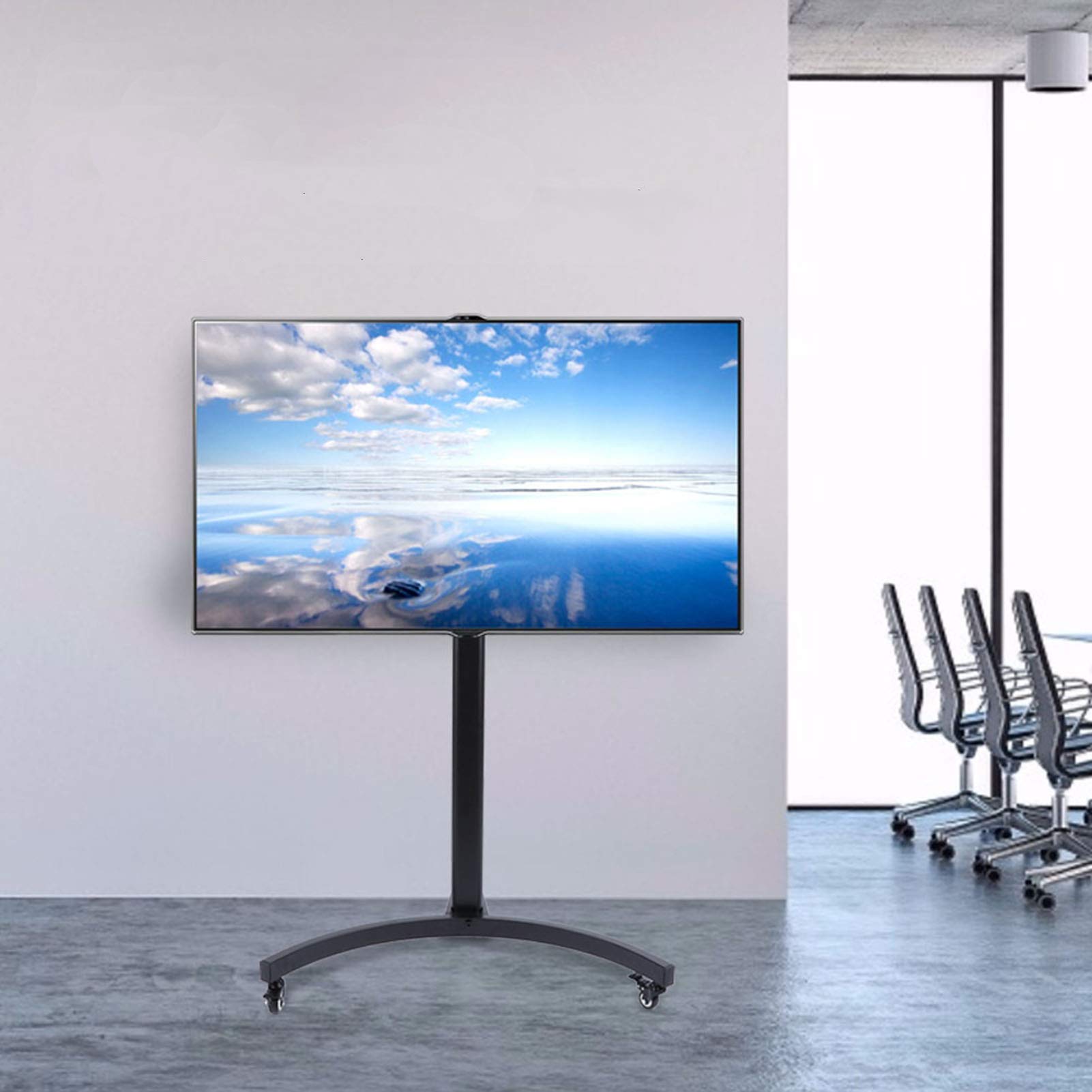 Buy LCD TV Stand, Adjustable TV Base Stand with Integrated Cable