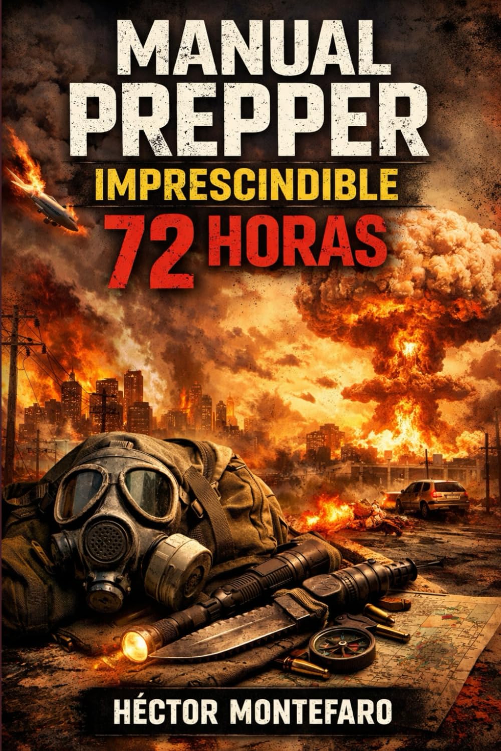 Manual Prepper Imprescindible 72 Horas: Kit de emergencia, apagón y supervivencia urbana: mochila 72h, plan familiar y checklists para afrontar caos, cortes de luz y crisis en casa o fuera