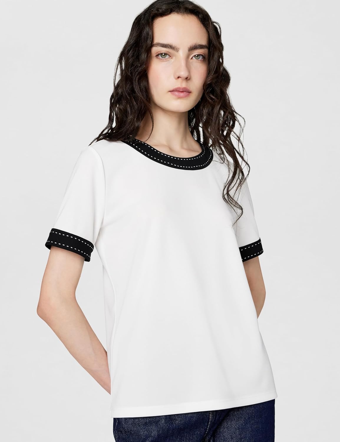 Karl Lagerfeld Women's Sleeveless Geo Bold Blouse