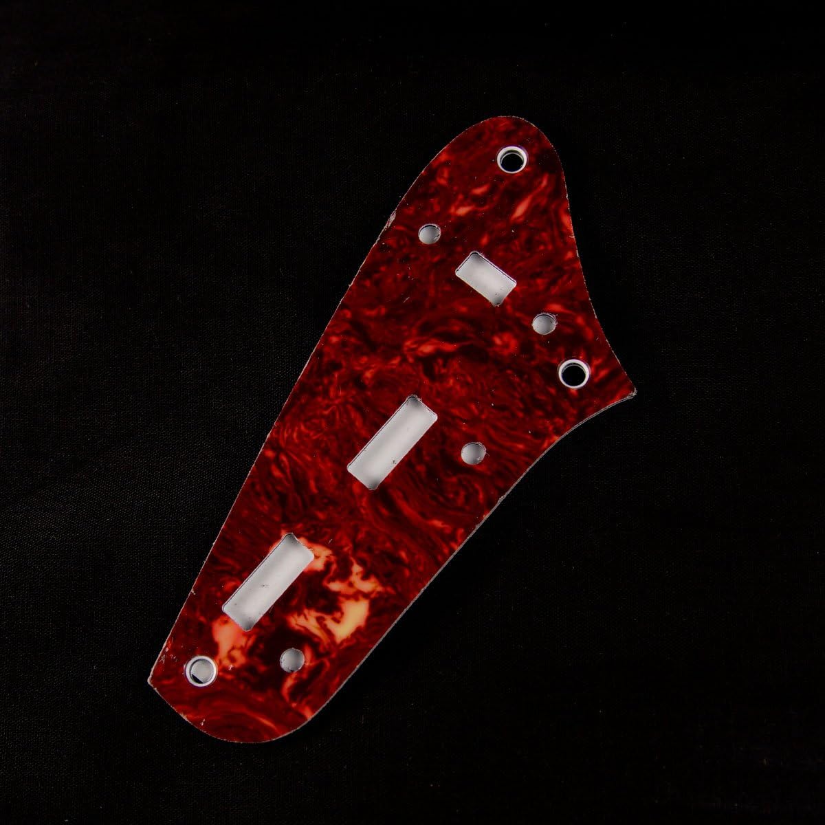 Control Plate Set For Jaguar Style Guitar,Plastic PVC 4ply Red Tortoise (Set of 3)