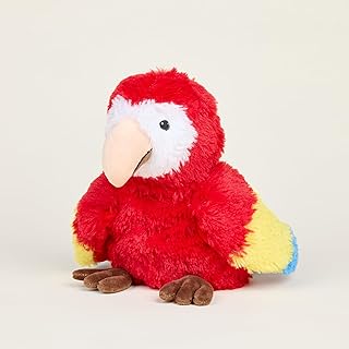 Parrot Microwavable, Hot or Cold for Cool Relaxation and Warm Relief, Lavender Scented Cozy Plush Animal