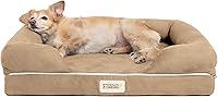 Vista 12 de Cama para perros Friends Forever 100 % gamuza, edición especial, gris