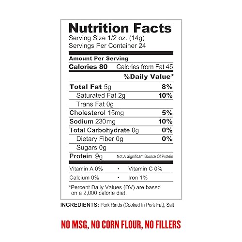 Miniatura 2 de Pork King Good Pan rallado de corteza de cerdo sin condimentar (dieta baja en carbohidratos). Perfecto para dietas cetogénicas, paleo, sin gluten,