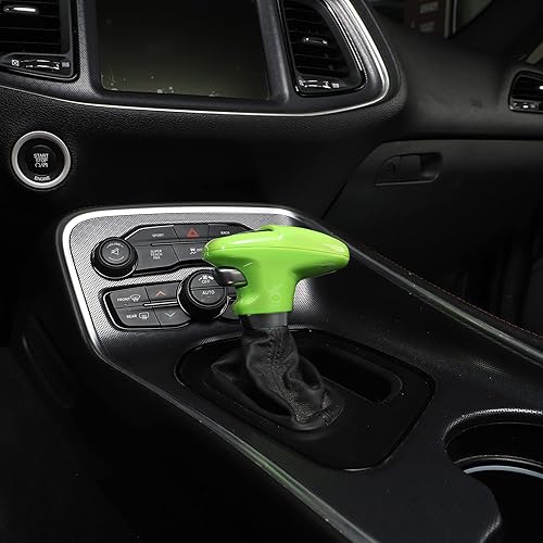 Vista 58 de Voodonala Para Challenger Charger ABS - Pomos de palanca de cambios para Dodge Challenger Charger 2015-2025+ Dodge Challenger Charger Accesorios