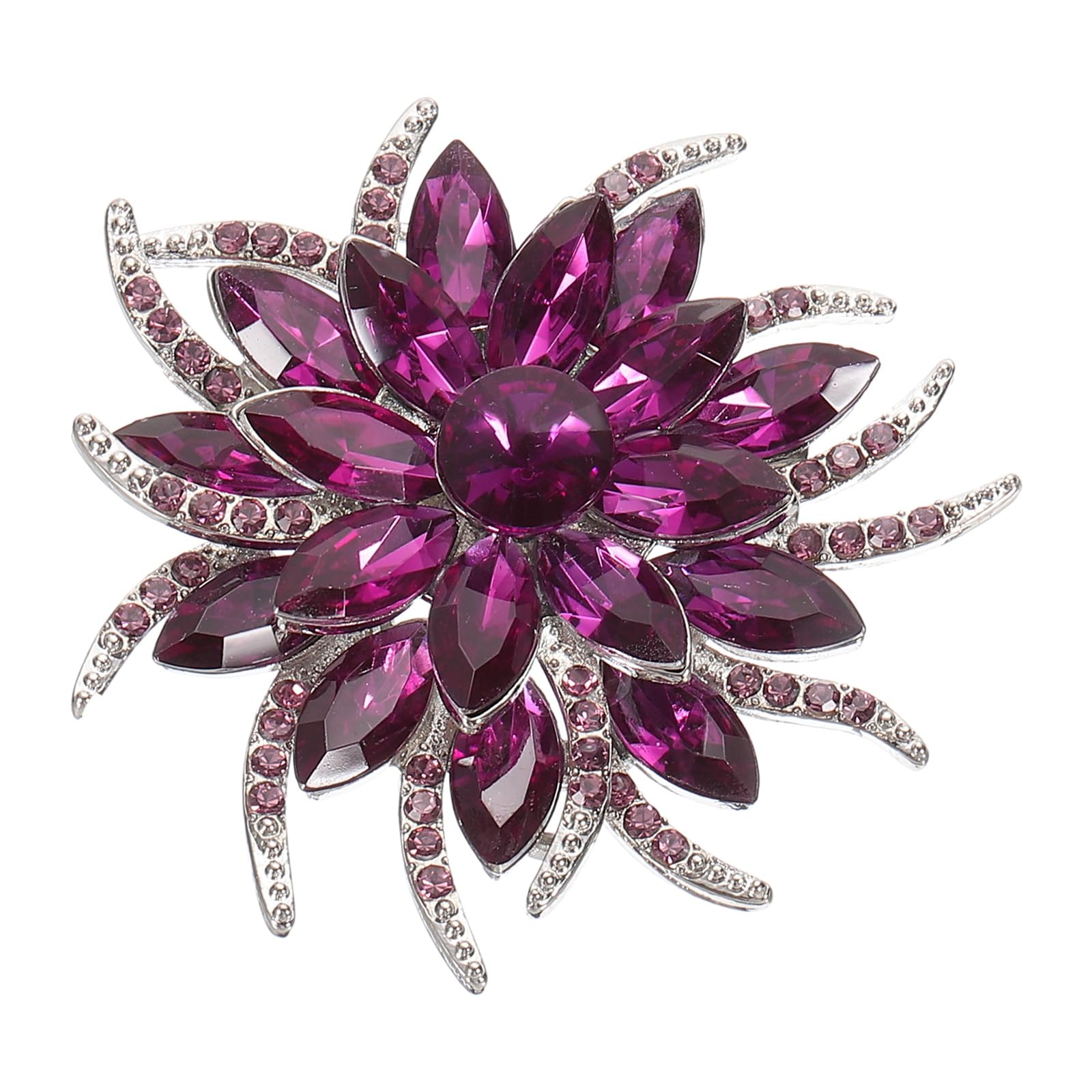 Vintage Zwarte Parel Kristal Strass Bloem Broche Rozet Pins Voor Vrouwen Bruiloft Sieraden Jurk Hijab Sieraden