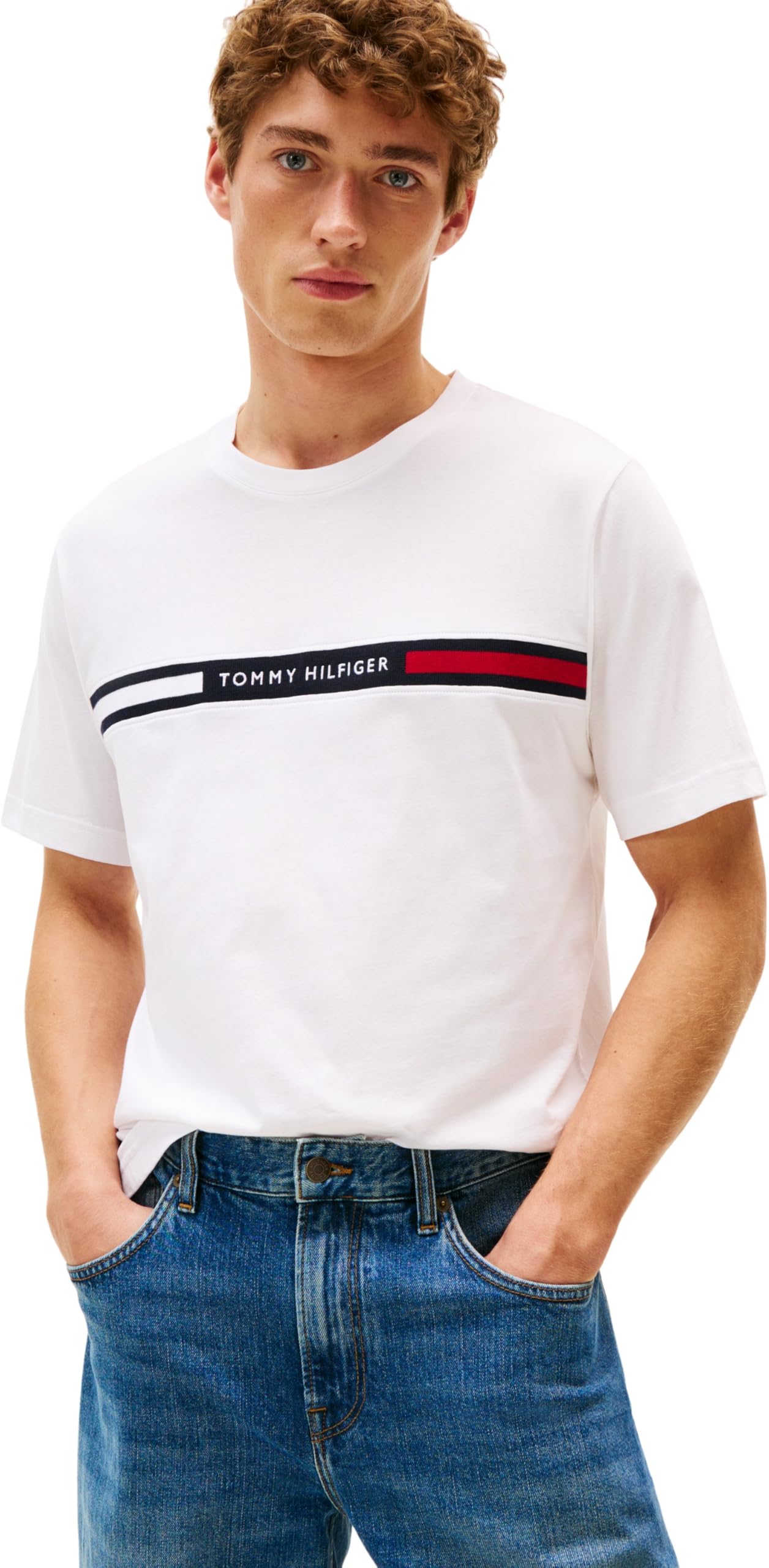 Tommy Hilfiger Herren T-Shirt Rundhalsausschnitt