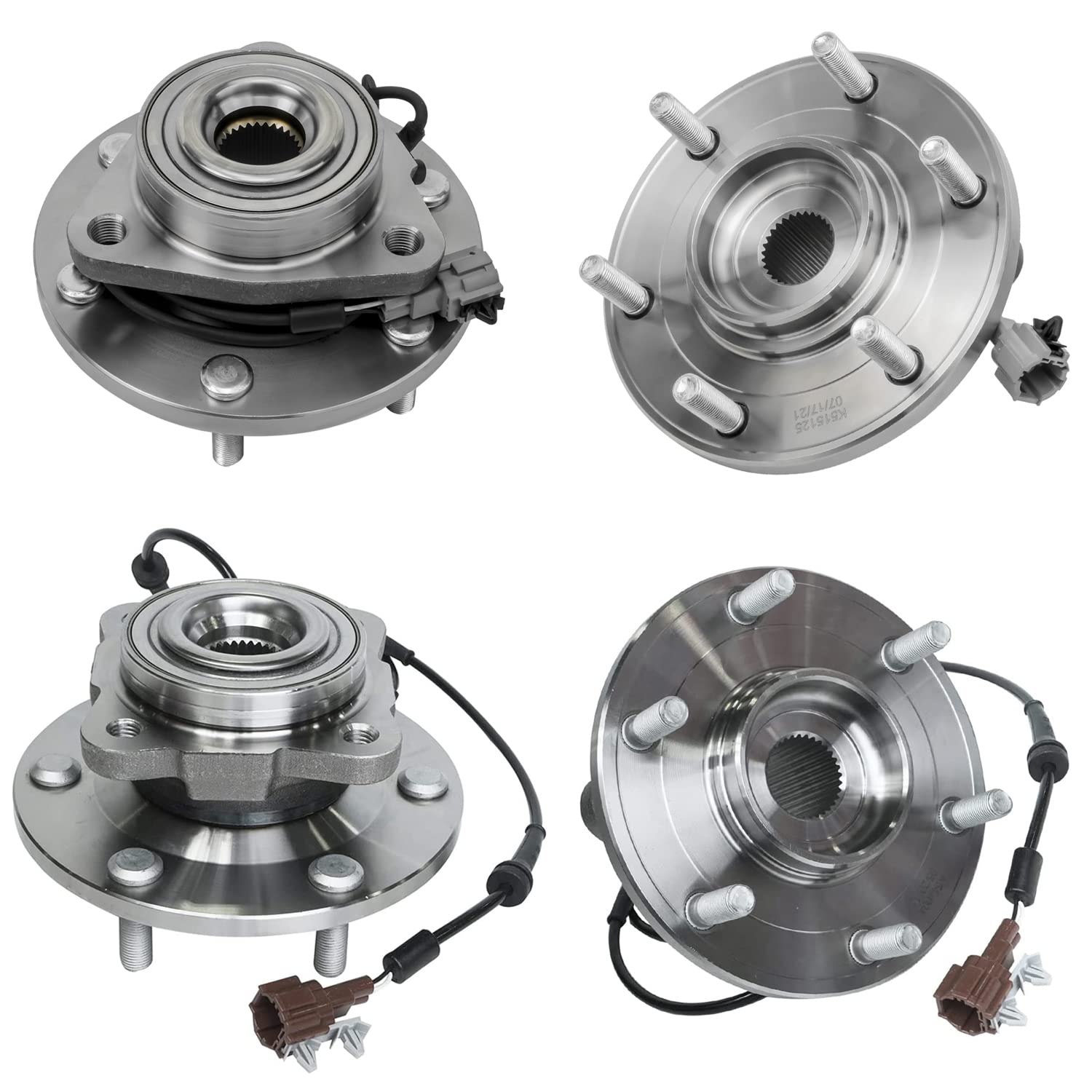Detroit Axle - 4WD/AWD Wheel Bearing &amp; Hub Assembly for 08-12 Nissan Armada