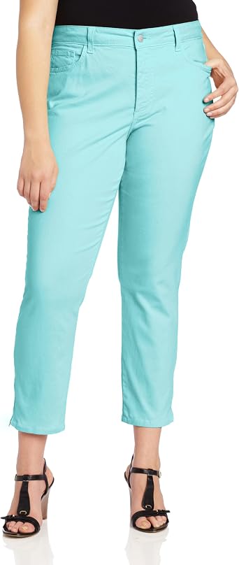 Amazon.com: NYDJ PLUS-SIZE lisa de la mujer cierre tobillo Jeans, Azul  (Chevy Blue) : Ropa, Zapatos y Joyería