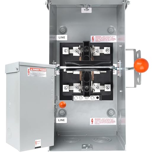 100A Manual Generator Transfer Switch 24000W NEMA3R
