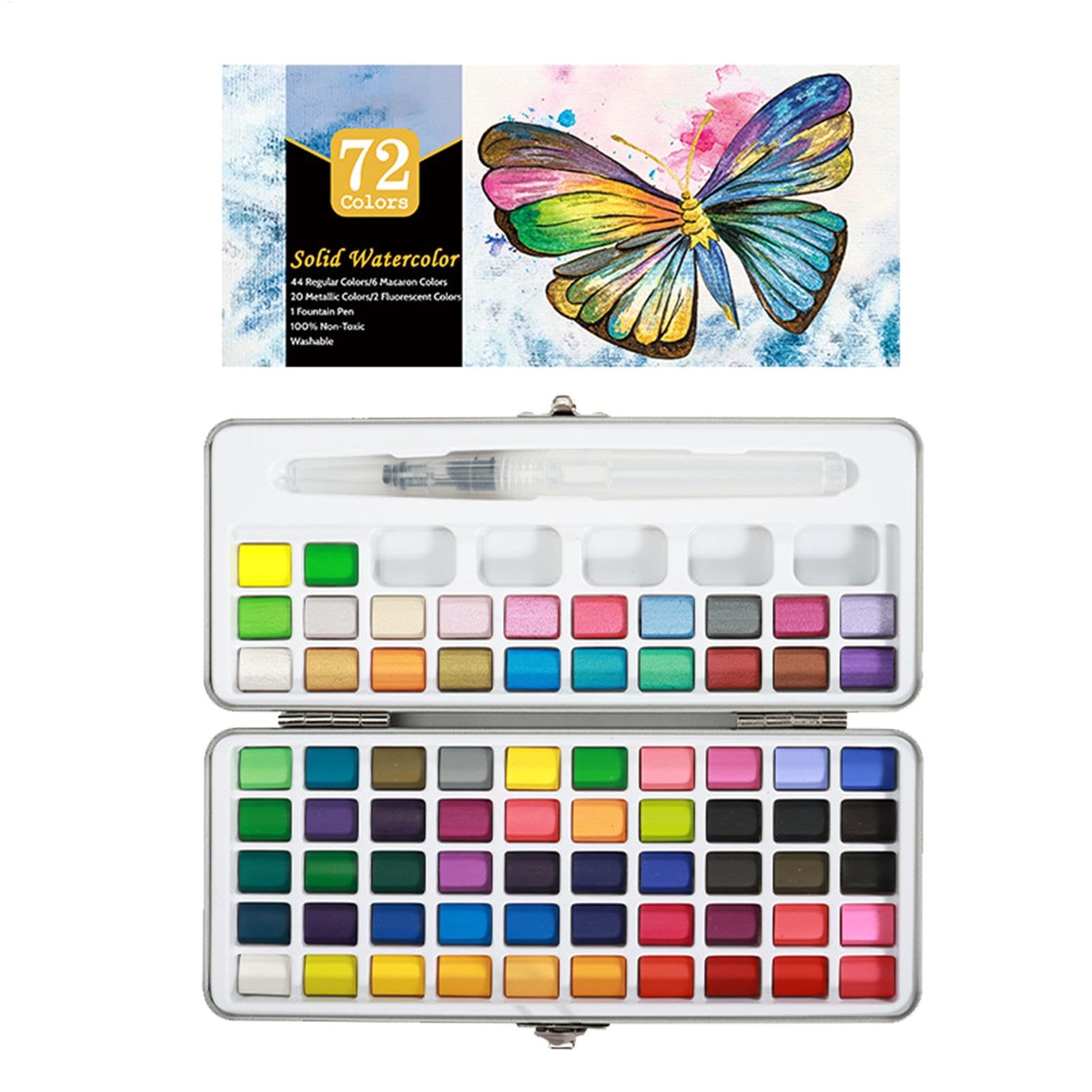 Ensemble d'aquarelle de voyage pour artistes le cadeau parfait pour inspirer la créativité