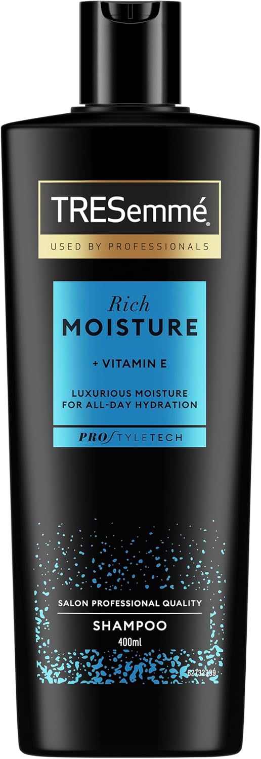 TRESemmé Rich Moisture Shampoo, voor droog, beschadigd haar 3 x 400 ml